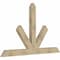 Ekena Millwork Saratoga Rough Sawn Timber Gable Bracket, Douglas Fir, 84"W x 53"H x 4"D x 6"F, 15/12 Pitch GBW084X53X0406SAR00RDF - alternate 5